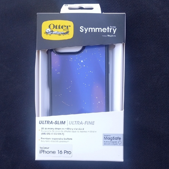 OtterBox Other - OtterBox Symmetry Series iPhone 16 Pro Case - Blue and Black
